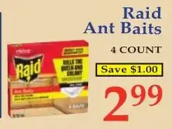 DeMoulas Market Basket Raid ant baits offer