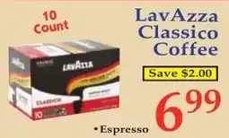 DeMoulas Market Basket Lavazza classico coffee offer