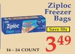 DeMoulas Market Basket Ziploc freezer bags offer