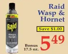 DeMoulas Market Basket Raid Wasp & Hornet offer