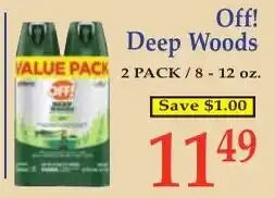 DeMoulas Market Basket Off! Deep Woods offer