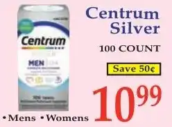 DeMoulas Market Basket Centrum Silver offer