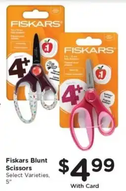 Pay Less Fiskars blunt scissors offer