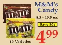 DeMoulas Market Basket M&M's Candy offer