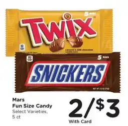 Pay Less Mars Fun Size Candy offer