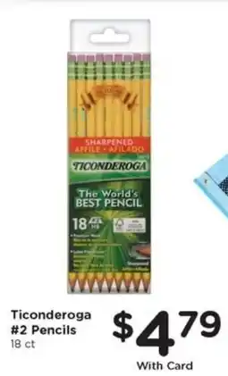 Pay Less Ticonderoga #2 Pencils offer