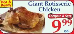 DeMoulas Market Basket Giant Rotisserie Chicken offer