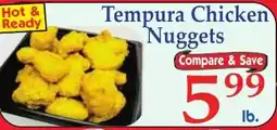 DeMoulas Market Basket Tempura Chicken Nuggets offer