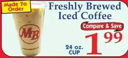 DeMoulas Market Basket Freshly Brewed Iced Coffee offer