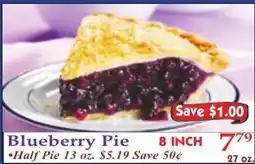 DeMoulas Market Basket Blueberry Pie offer
