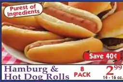 DeMoulas Market Basket Hamburg & Hot Dog Rolls offer