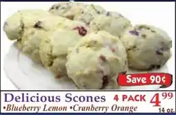 DeMoulas Market Basket Delicious Scones offer