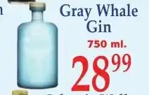 DeMoulas Market Basket Gray Whale Gin offer