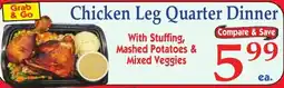 DeMoulas Market Basket Chicken Leg Quarter Dinner offer