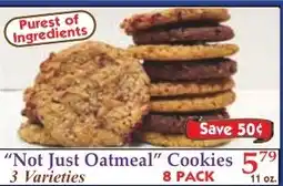DeMoulas Market Basket Not Just Oatmeal Cookies offer