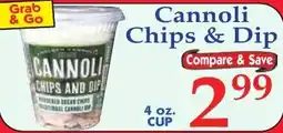 DeMoulas Market Basket Cannoli Chips and Dip offer