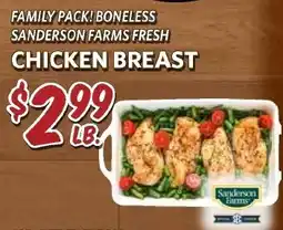 Breaux Mart Sanderson Farms fresh chicken breast offer