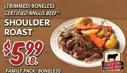 Breaux Mart Certified Angus Beef Shoulder Roast offer