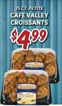 Breaux Mart Cafe Valley croissants offer