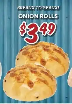 Breaux Mart Onion Rolls offer