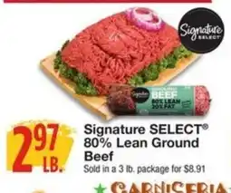 Amigos United Signature Select 80% Lean Ground Beef offer