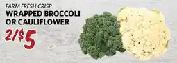 Breaux Mart Farm Fresh Crisp Wrapped Broccoli Or Cauliflower offer