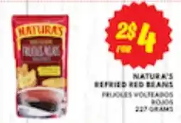 Ideal Market Natura's refried red beans offer