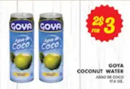 Ideal Market Goya coconut water offer