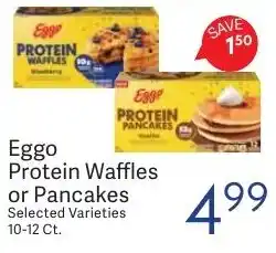 Riesbeck Eggo protein waffles or pancakes offer