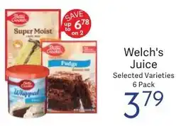 Riesbeck Welch's Juice offer