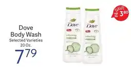 Riesbeck Dove Body Wash offer