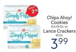 Riesbeck Chips Ahoy! Cookies or Lance Crackers offer