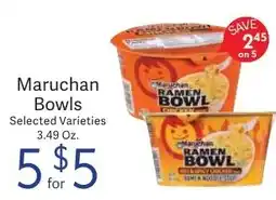 Riesbeck Maruchan Ramen Bowls offer