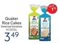 Riesbeck Quaker Rice Cakes offer