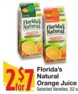 Amigos United Florida's Natural Orange Juice offer
