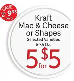 Riesbeck Kraft Mac & Cheese or Shapes offer