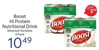 Boost Hi Protein Nutritional Drink