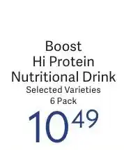 Riesbeck Boost Hi Protein Nutritional Drink offer