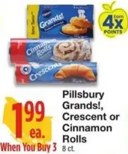 Amigos United Pillsbury Grand's, Crescent or Cinnamon Rolls offer