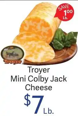 Riesbeck Troyer mini colby jack cheese offer