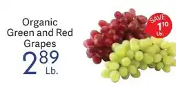 Riesbeck Organic Green and Red Grapes offer