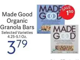 Riesbeck Made good granola bars offer
