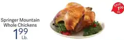 Riesbeck Springer Mountain Whole Chickens offer