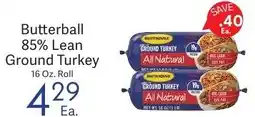 Riesbeck Butterball 85% Lean ground turkey offer