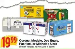 Amigos United Corona, Modelo, Dos Equis, Pacifico, or Michelob Ultra offer