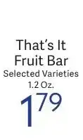 Riesbeck That's It Fruit Bar offer