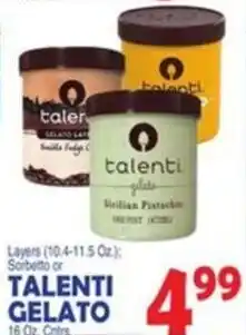 Bravo Supermarkets Talenti Gelato offer