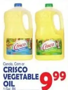 Bravo Supermarkets Canola, Corn or Crisco vegetable oil offer