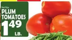 Bravo Supermarkets Red-Ripe plum tomatoes offer
