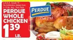 Bravo Supermarkets Perdue whole chicken offer